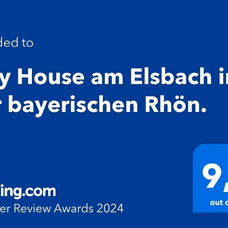 Tiny House Am Elsbach In Der Bayerischen Rhoen. Oberelsbach Exteriör bild