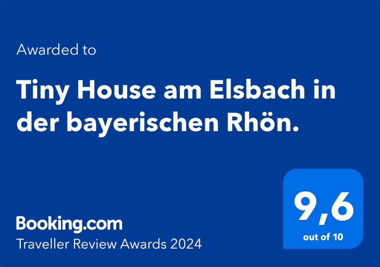 Tiny House Am Elsbach In Der Bayerischen Rhoen. Oberelsbach Exteriör bild